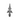 Fleur De Lys Wrought Iron Railhead - B 12mm H 130mm W 60mm 48/2A