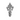 Gothic Fleur De Lys Railhead -  B 30mm H 210mm W 110mm 48/58C