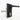 The Gatemaster BLD 2.0 Superlock Keyed Latch Deadlock modern black and silver door handle lockset with a lever handle, shown on a clean white background at a a angle to show the lock mechanism.
