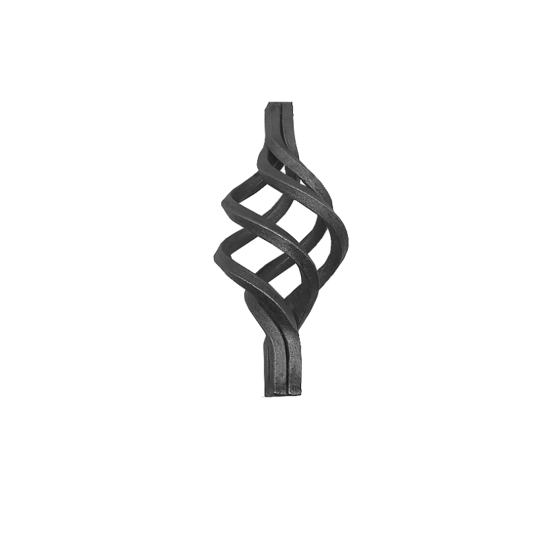 4 Strand Wrought Iron Cage 12mm Base 130mm High 60mm Wide 11/1