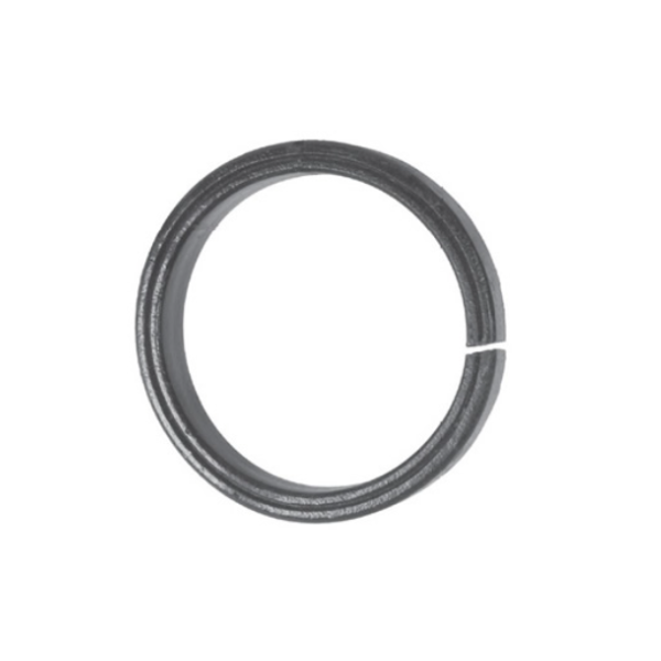 Wrought Iron 20 x 8MM Grooved Ring With A 100MM Diameter 18/2J