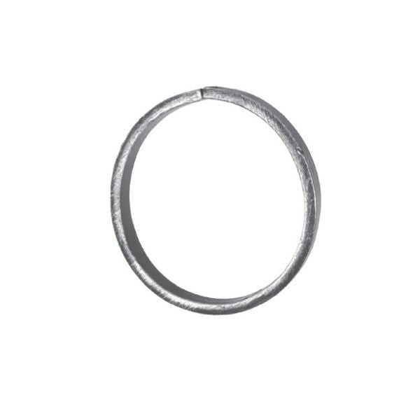 Wrought Iron 16 x 6MM Flat Bar Ring