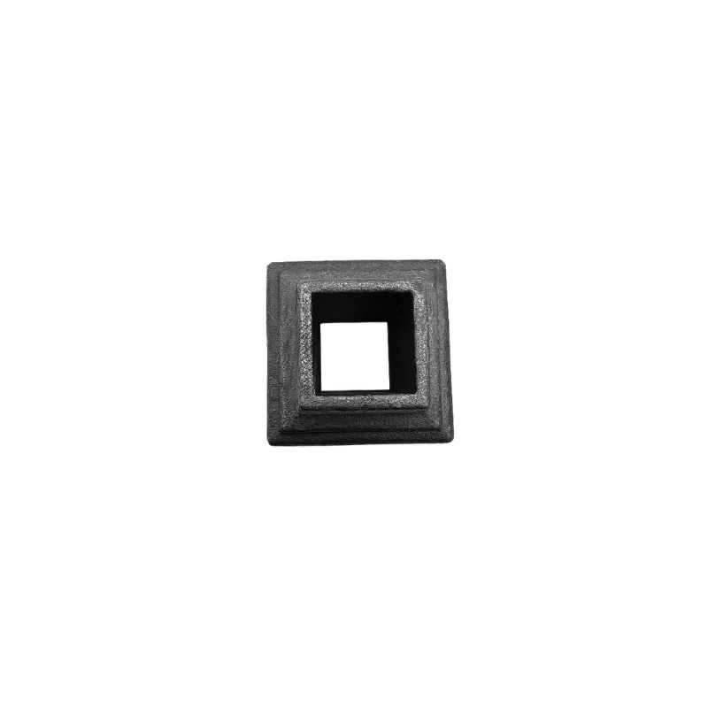 Square Wrought Iron Bush 21mm Square Hole 55mm High 55mm Wide 27/11