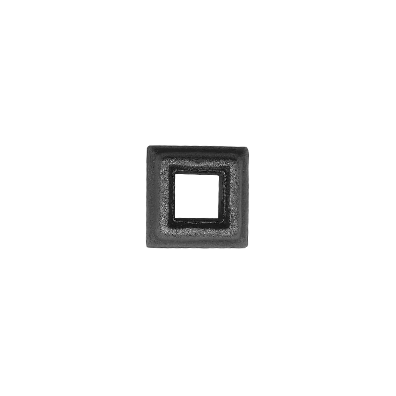 Square Wrought Iron Bush 16.5mm Square Hole 25mm High 38mm Wide 27/23A