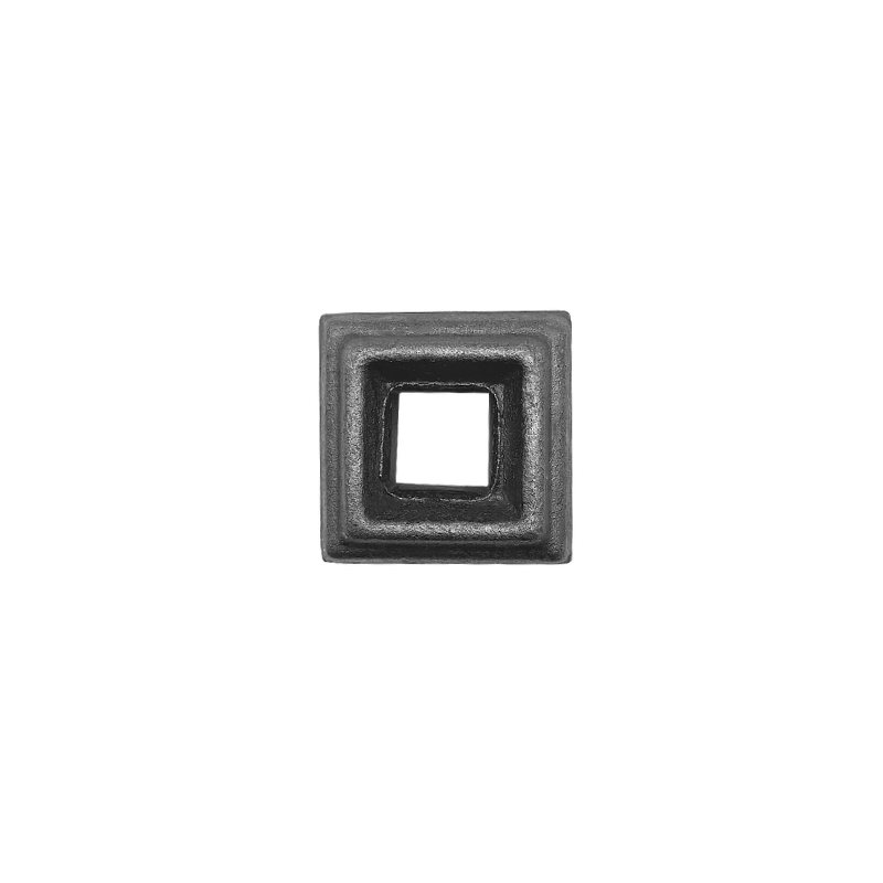 Square Wrought Iron Bush 21.5mm Square Hole 35mm High 55mm Wide 27/23B