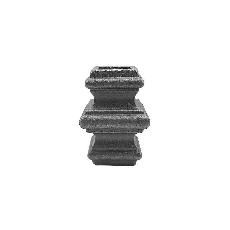 Square Wrought Iron Bush 20.5mm Square Hole 65mm High 40mm Wide 27/4B