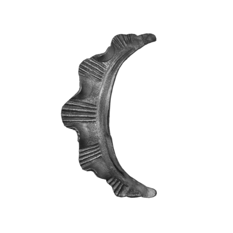 Wrought Iron Baroque Leaf 130mm High 75mm Wide 39/102C