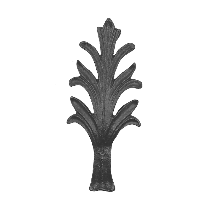 Wrought Iron Baroque Leaf 240mm High 110mm Wide 39/35A