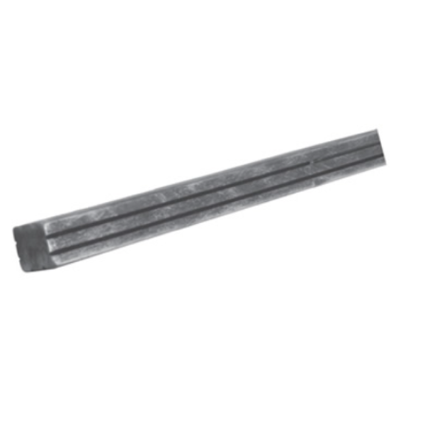 Mild Steel 20MM Square Double Grooved Bar at 3M 4/6B