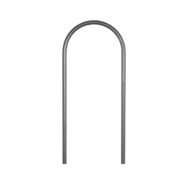 16MM Wrought Iron Round Plain Hoop Top Bar with 200MM Center