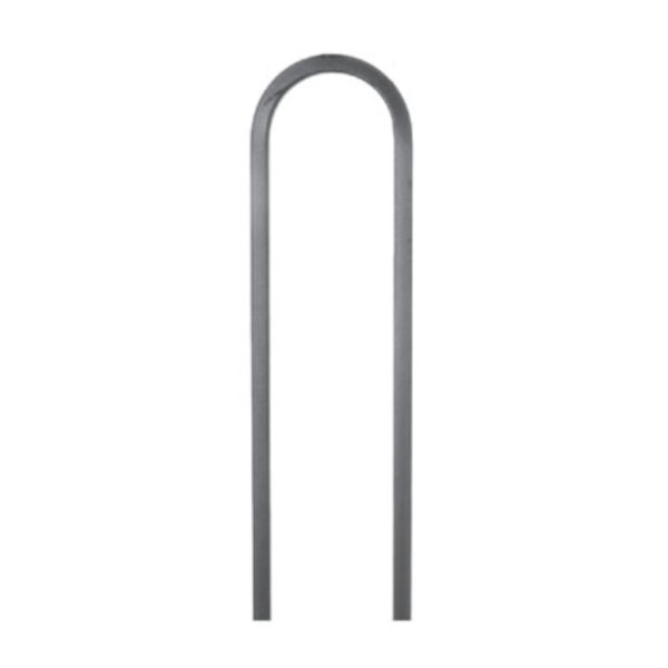 20MM Diameter Wrought Iron Round Plain Hoop Top Bar with 100MM Center