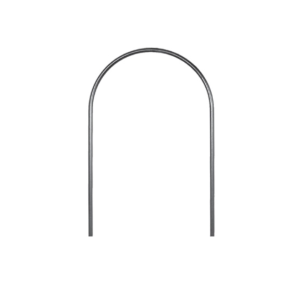 12MM Diameter Wrought Iron Round Hoop Top Bar with 300MM Center