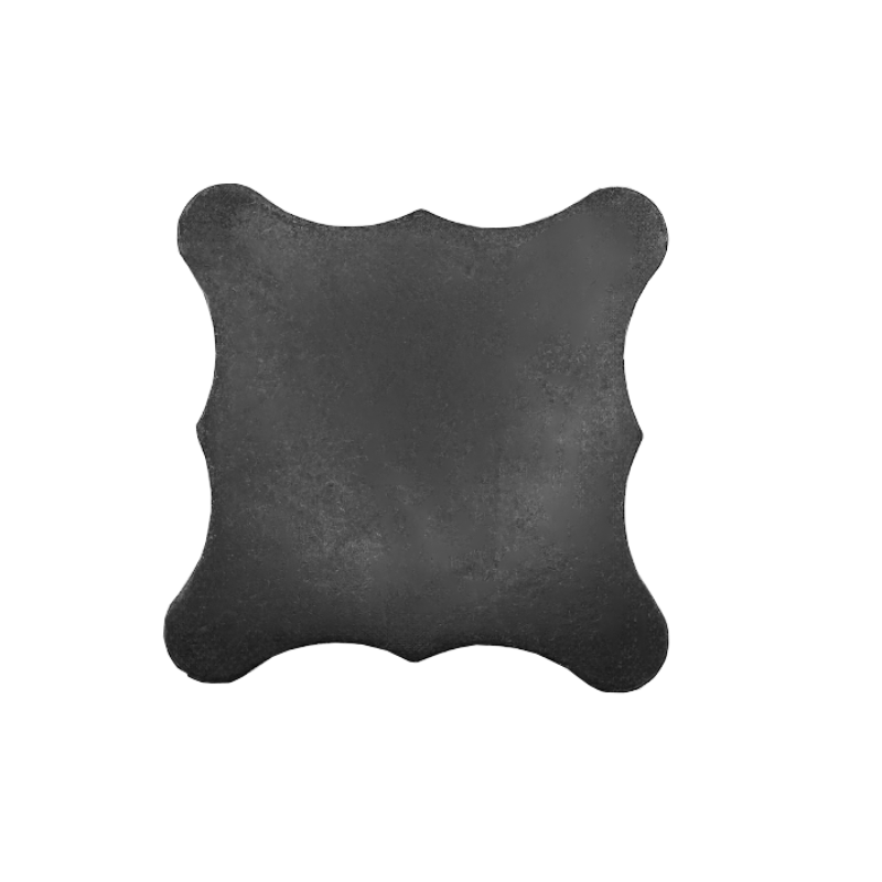 Wrought Iron Fixing Plate 120mm Long 120mm Wide 6mm Thick 44/2