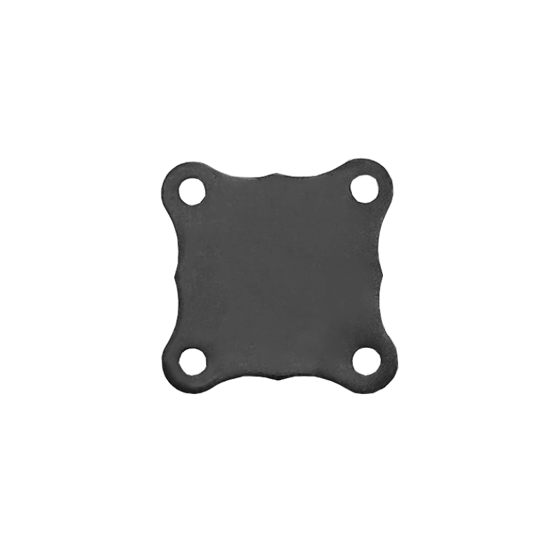 Wrought Iron Fixing Plate 100 x 100 x 6mm with 12mm Holes 44/3A