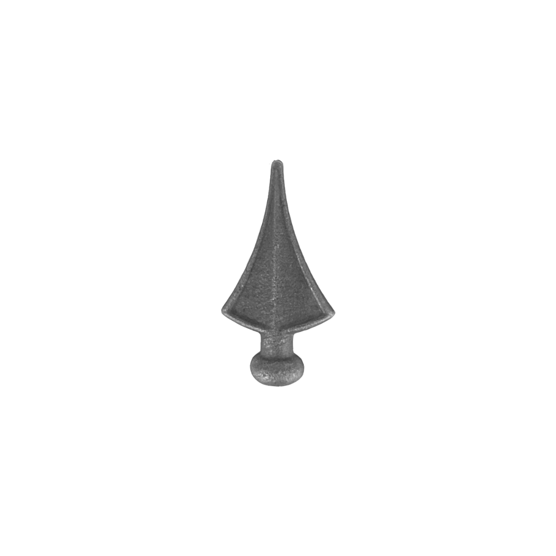 Wrought Iron Railhead 25mm Base 110mm High 55mm Wide 48/29A