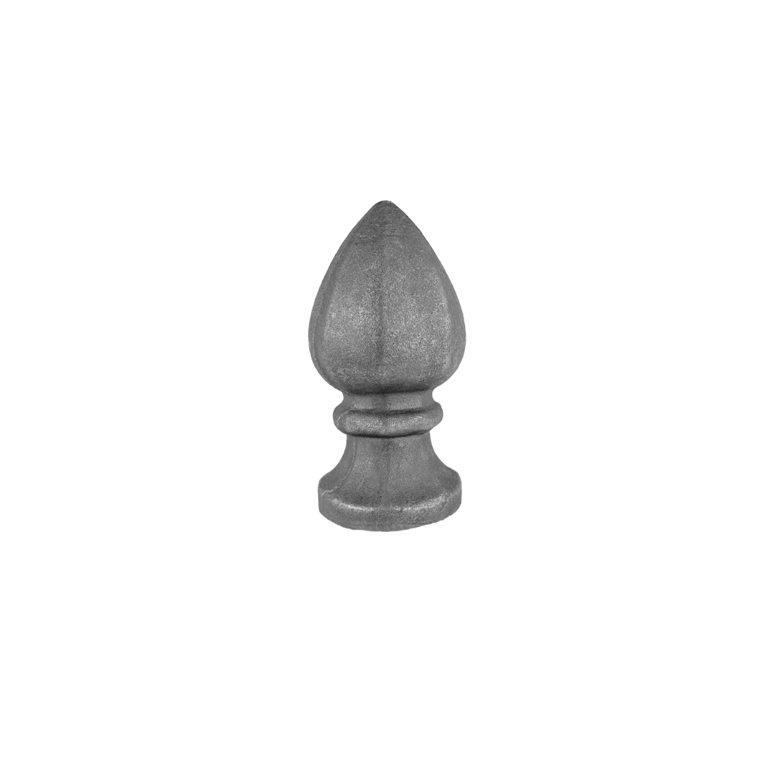 Medium Acorn Wrought Iron Post Top 70mm Base 150mm High 70mm Wide 49/2C