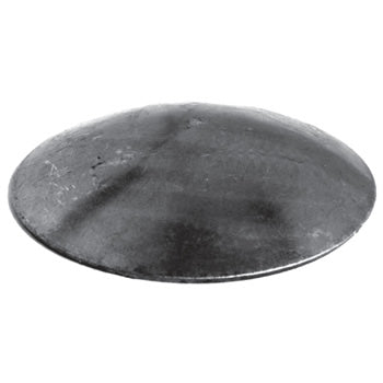 Wrought Iron Domed Round Caps 33.7mm Diameter 3mm Thick 50/11A