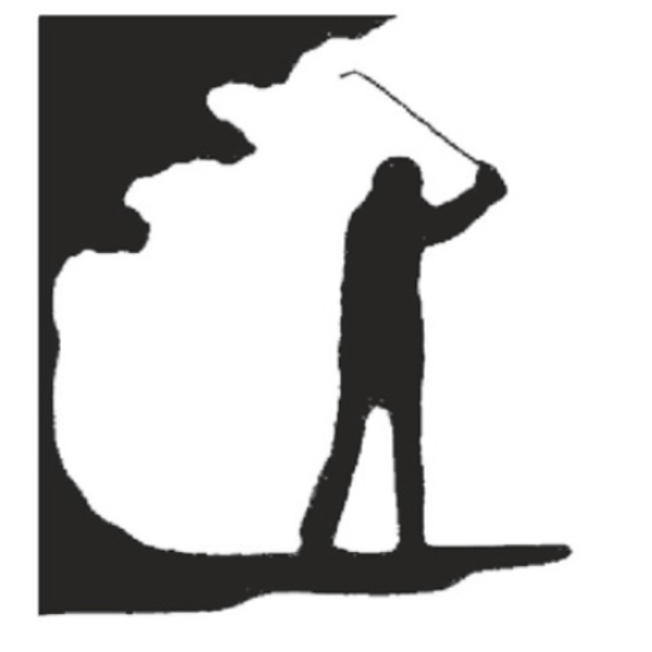 Golfer Silhouette 215MM High x 200MM Wide x 3MM Thick 53/1