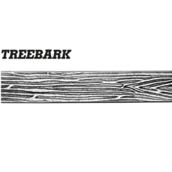 Wrought Iron Treebark Textured Flat Bar at 3000MM Long