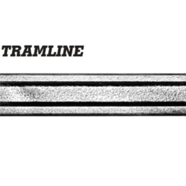 Wrought Iron Tramline Textured Flat Bar at 3000MM Long