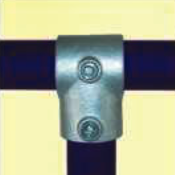 Galvanised Internal Swivel Tee Key Clamp Bracket for a Tube with a Nominal Bore of 11/4" and Outside Diameter of 42.4MM (60/1A)