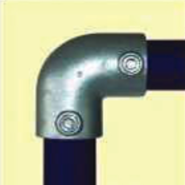 Galvanised Elbow Key Clamp Bracket for a Tube with a Nominal Bore of 11/4" and Outside Diameter of 42.4MM (60/8A)