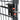 Close-up of the Gateemaster BLD  and handle mounted on a dark gray metal gate, with red dimension arrows and text labels indicating 10-30mm and 40-60mm gate frame measurements.