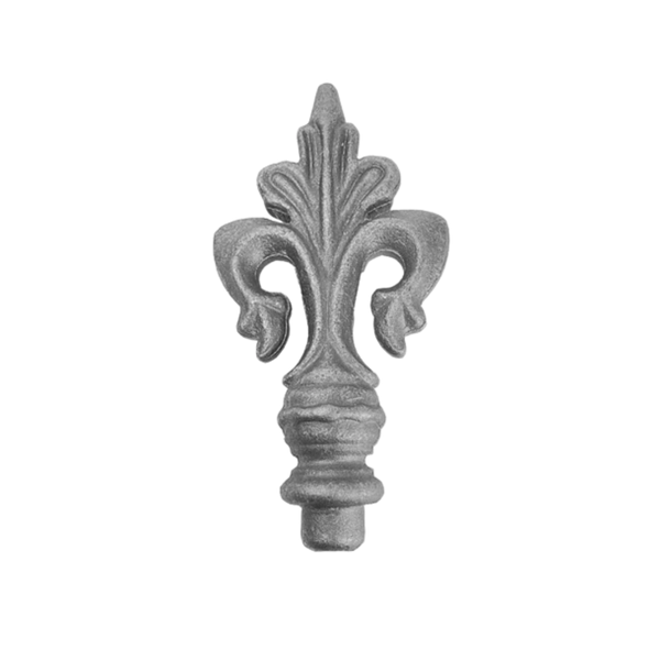 Gothic Fleur De Lys Railhead -  B 30mm H 210mm W 110mm 48/58C