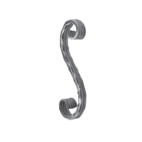 Wrought Iron S Scrolls 250mm x 90mm