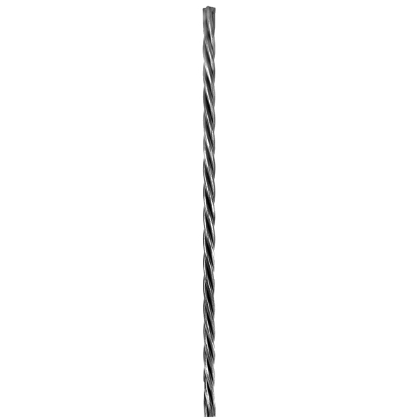 1M Long Rope Twist Twisted Bar