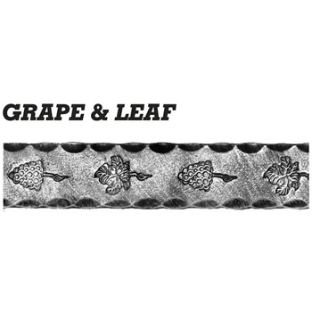 40 x 10mm Grape and Leaf 3000mm Long 6 8a